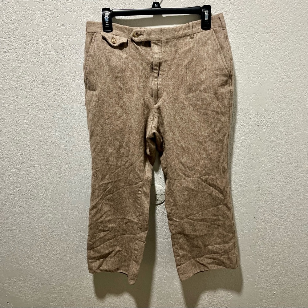 Christian Dior Monsieur Sport Wool Pants in Tan